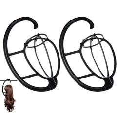 Dreamlover hanging wig stand front view shows sturdy construction for air-drying wigs.