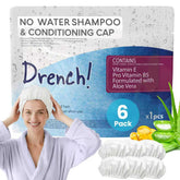 Drench Medical no-rinse cap packaging for easy bedside refresh