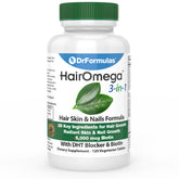 DrFormulas HairOmega bottle pour for easy daily hair nourishment