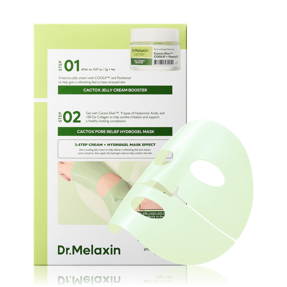 Dr.Melaxin Cactox Mascara Gel Envase para cuidado facial suave y poros más definidos.