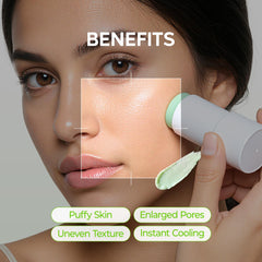Dr.Melaxin Cactox Pore Relief close-up shows tightening of pores.