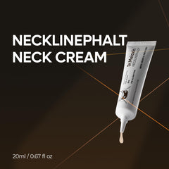 Dr. Melaxin Necklinephalt bottle back showing usage directions.