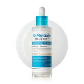 Dr.Melaxin TX Peel Shot bottle top view highlighting a brightening serum for even tone.