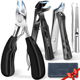 DRMODE 5-in-1 toenail clipper set enables precise at-home trimming for thick nails.