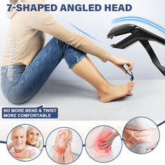 DRMODE angled head clipper with ergonomic design for easier trimming.