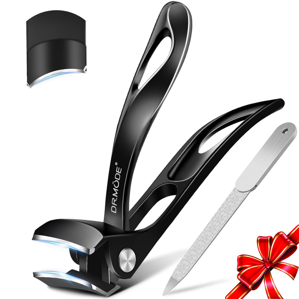 DRMODE ingrown toenail clippers with angled head for precise trimming and reduced effort.