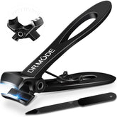 DRMODE nail clippers with 16mm wide opening for thick nails