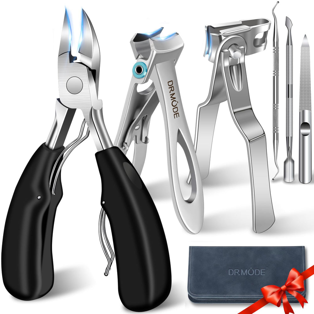 DRMODE podiatrist toenail clippers for thick nails with precise trimming