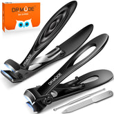 DRMODE thick nail clippers with angled head for easy thick nails