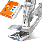 DRMODE toenail clippers angled head for precise senior nail trimming