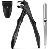 DRMODE toenail clippers angled head for seniors offer easier trimming with less bending