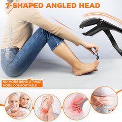DRMODE thick-nail clippers opening up to 9mm for tough nails.