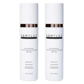 DRMTLGY packaging with SPF label showing all-in-one sunscreen and tint.