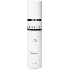 DRMTLGY BHA Clarifying Toner bottle highlights pore refining and oil control.