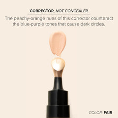 DRMTLGY Luminous Eye Corrector being applied under-eye for smoother skin