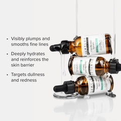 DRMTLGY Needle-less Serum application dropper showing easy, non-greasy hydration