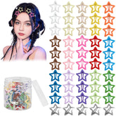 Drnytunk star hair clip close-up with vibrant color and secure non-slip grip.