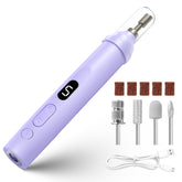 Droyek electric nail drill with LED light for precise at-home manicures