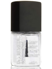 Dr.'s Remedy tratamiento de uñas, frasco calmante claro para brillo suave.