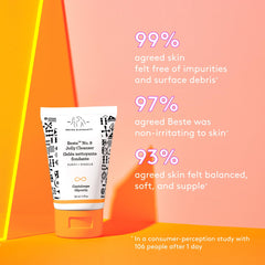 Remoción de maquillaje suave con Drunk Elephant Beste No. 9 Jelly Cleanser.