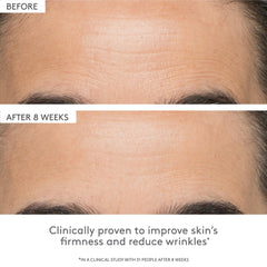 Close-up of Protini cream texture on the skin, smooth and hydrated.