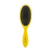 Drybar Super Lemon Drop detangling brush closeup for gentle detangling