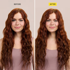 Drybar Triple Sec 3-en-1 envase blanco frontal, ideal para retoques