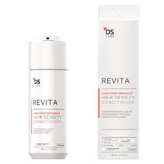 DS Laboratories Revita Conditioner bottle on shelf for daily scalp refresh.