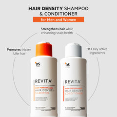DS Laboratories Revita conditioner bottle pour delivers soft smooth manageability