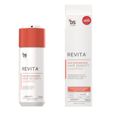 DS Labs Revita Shampoo bottle shows scalp cleansing action for a refreshed look