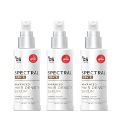 DS Labs Spectral Men’s Hair Density Serum bottle showing lightweight leave-in formula.