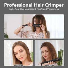DSHOW crimping iron with five temperature levels for versatile styling