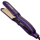 DSHOW crimping iron front view producing retro waves and shine