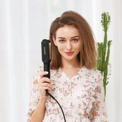 DSHOW crimping iron heats up in 30 seconds for fast styling