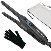 DSHOW pencil flat iron close-up showing slim plates for precise short-hair styling.