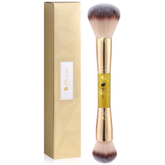 DUcare dual-ended brush for seamless blush and bronzer blending