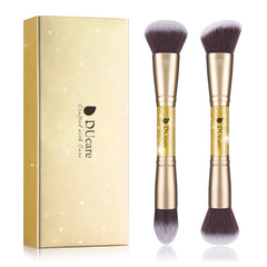 DUcare duo end brush foundation buffer for smooth, even coverage.