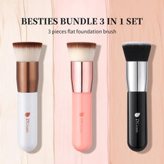 DUcare multi-use brush suitable for powder, liquid, and cream textures.