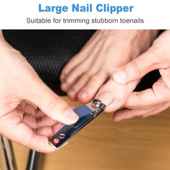 DUCOO stainless steel nail file shapes and smooths edges.