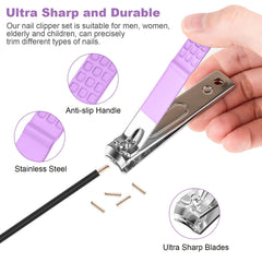 DUCOO small fingernail clipper fits naturally curved nails for clean clips