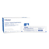 Dukal cotton tipped applicators 3in sterile close-up for precise medical use.