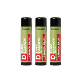 Duke Cannon Balm Tactical lip balm 3-pack tubes ready for outdoor use