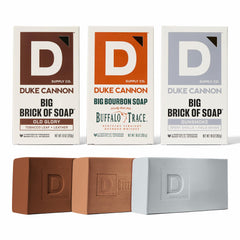 Duke Cannon Bourbon bar soap delivers rugged scent and refreshing cleanse.