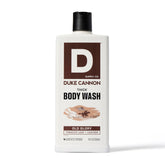 Duke Cannon fragancia Gloria Antigua en botella, aroma tabaco y cuero para ducha.