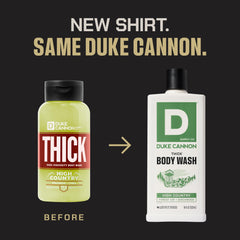 Espuma densa de Duke Cannon High Country en la piel