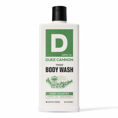 Duke Cannon High Country volcado de botella para duchas vigorosas
