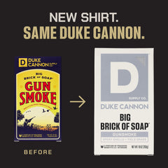 Duke Cannon: barra conchas gastadas, aroma robusto ideal para experiencias al aire libre.