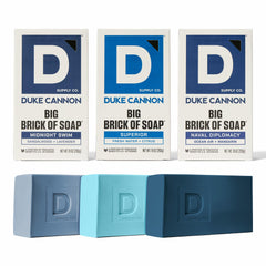 Duke Cannon Midnight Swim bar with triple milled formula for rich lather