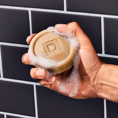 Duke Cannon bar soap uses natural oils to hydrate while cleansing