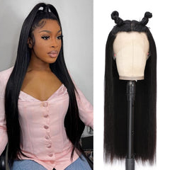 DULOVE preplucked natural hairline wig for effortless daily wear.